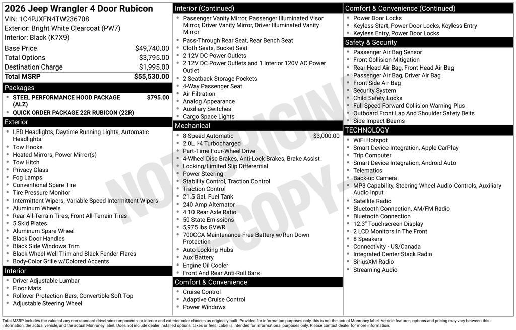 2026 Jeep Wrangler Rubicon
