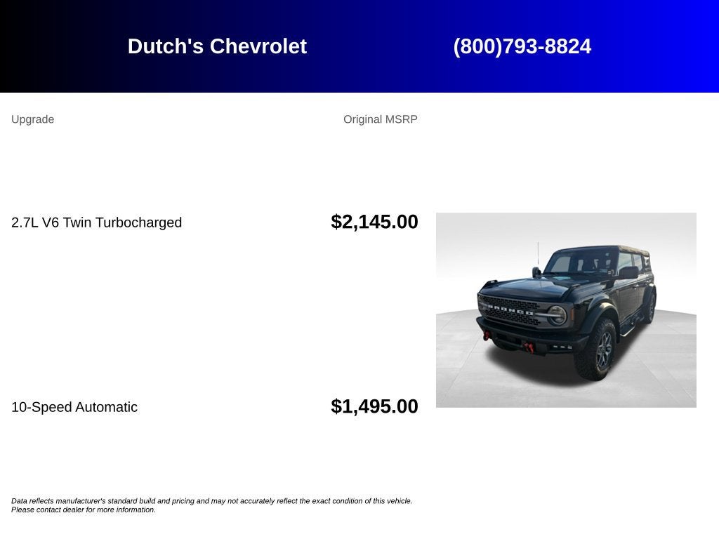 2024 Ford Bronco Badlands