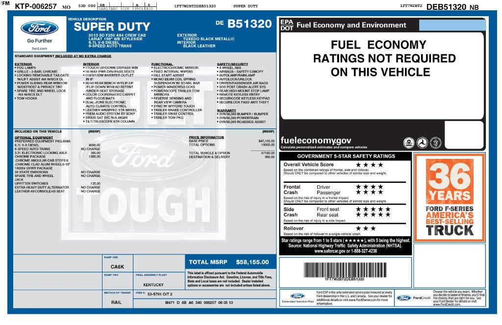 2013 Ford Super Duty F-250 SRW XL