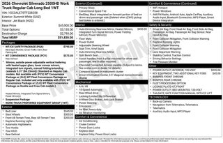 2026 Chevrolet Silverado 2500 HD WT