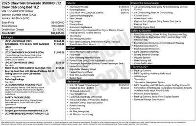 2025 Chevrolet Silverado 3500 HD LTZ DRW