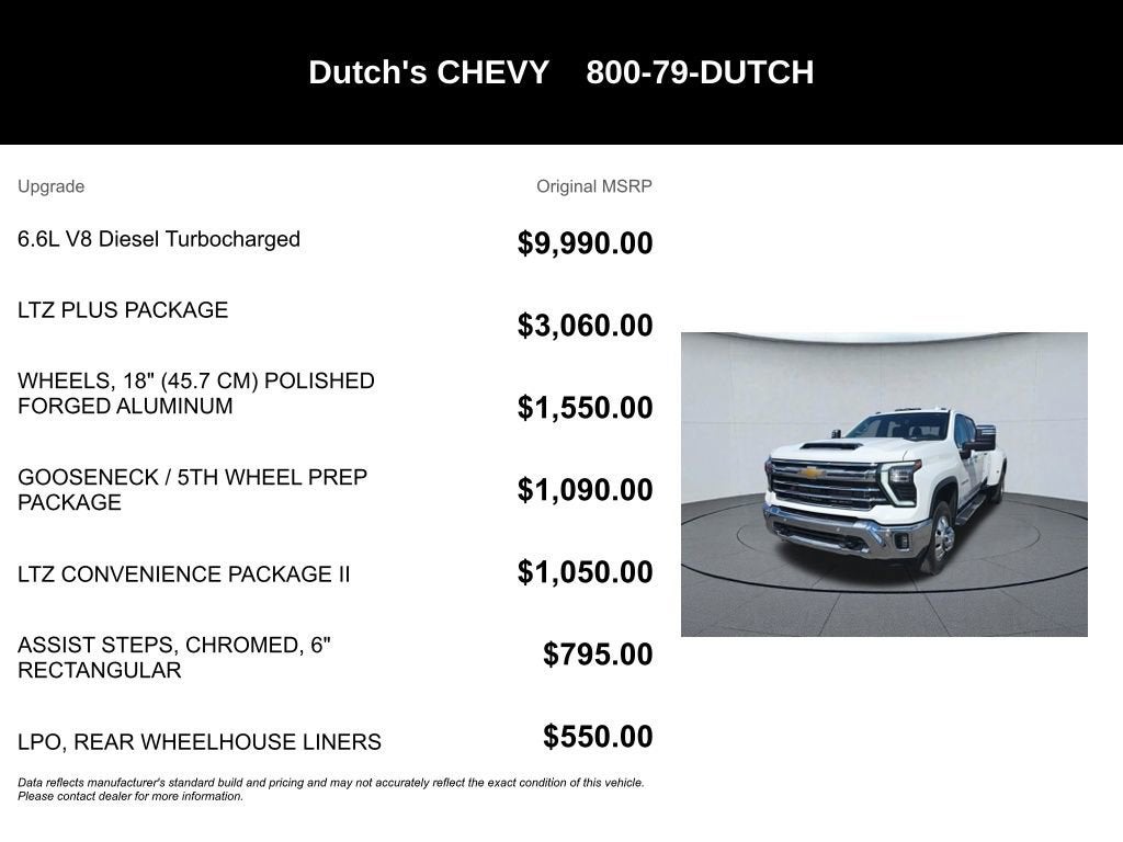 2025 Chevrolet Silverado 3500 HD LTZ DRW