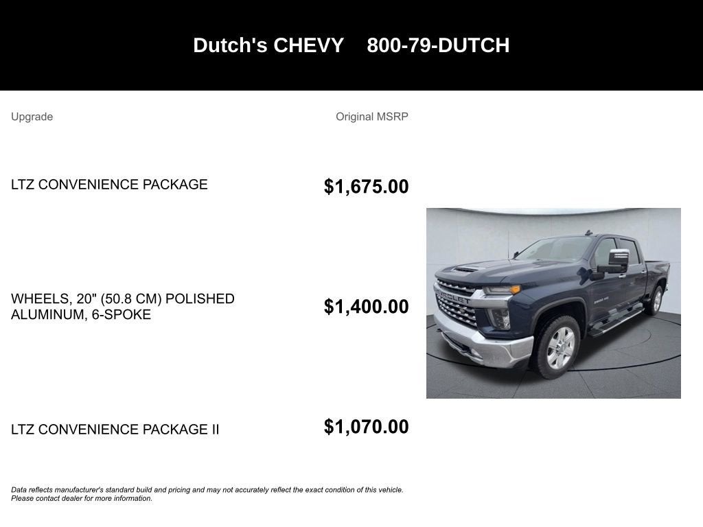 2020 Chevrolet Silverado 3500 HD LTZ