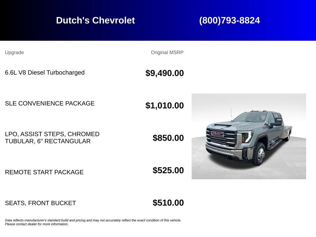 2024 GMC Sierra 3500 HD Chassis Cab SLE