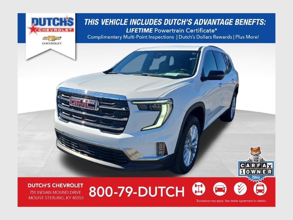 2026 GMC Acadia