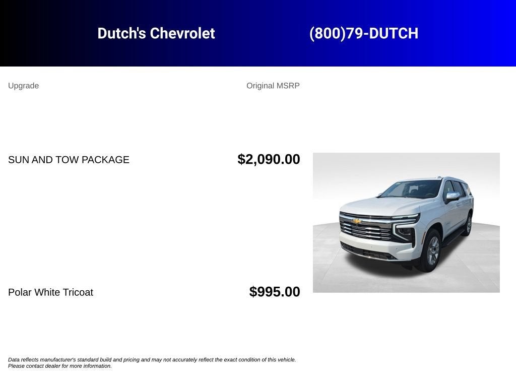2026 Chevrolet Tahoe Premier