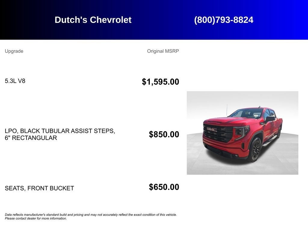 2025 GMC Sierra 1500 Elevation