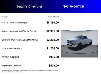 2014 RAM 3500 Longhorn Limited