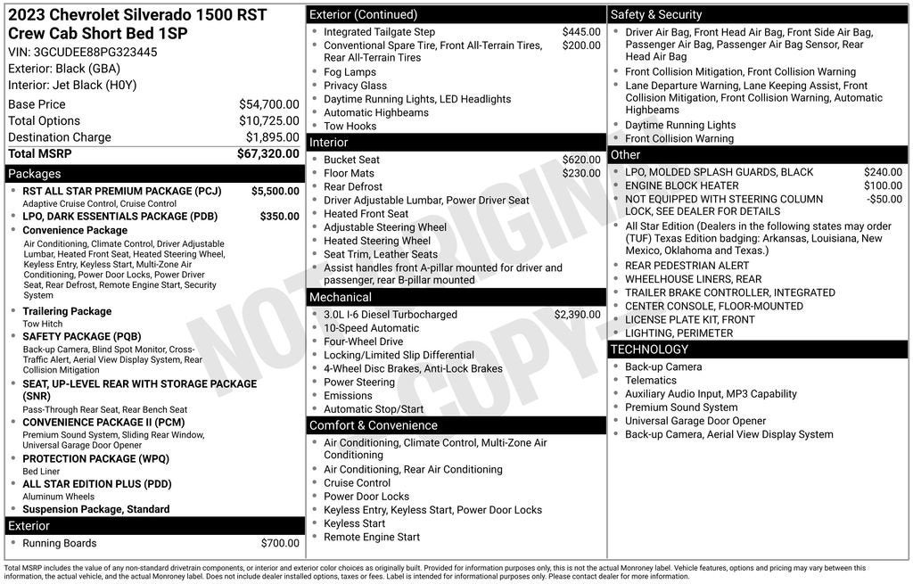 2023 Chevrolet Silverado 1500 RST