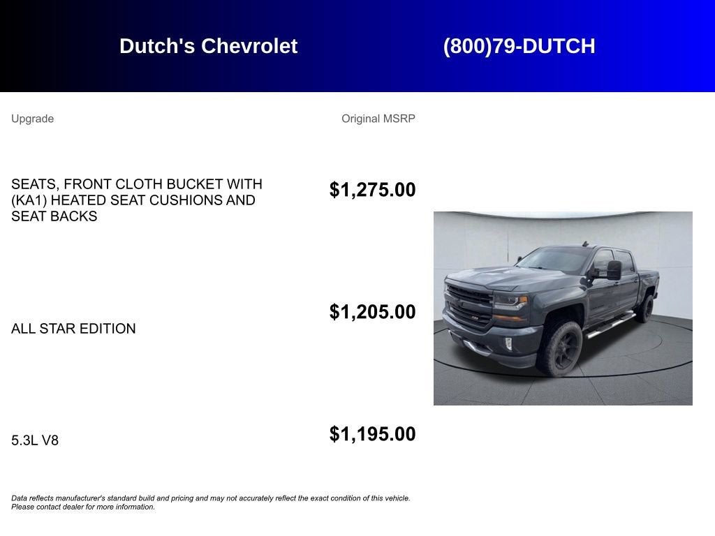 2017 Chevrolet Silverado 1500 LT