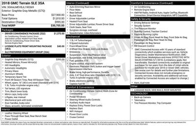 2018 GMC Terrain SLE