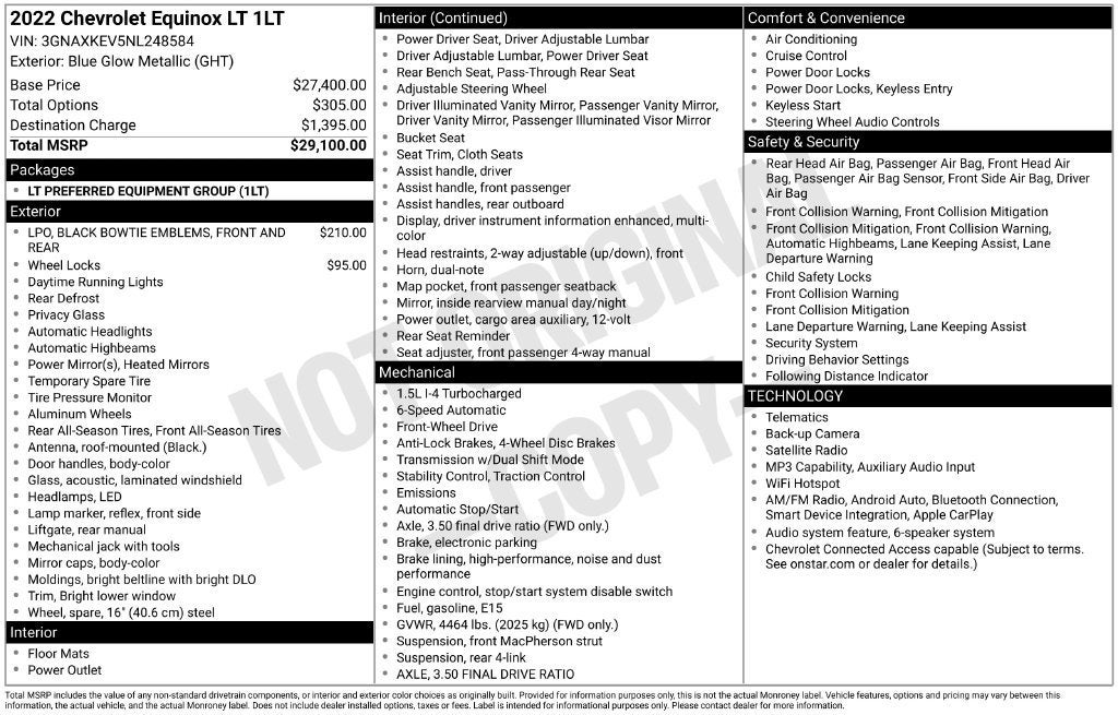2022 Chevrolet Equinox LT