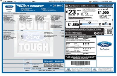 2018 Ford Transit Connect Van XL