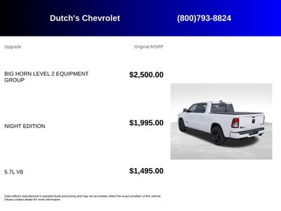 2020 RAM 1500 Big Horn/Lone Star
