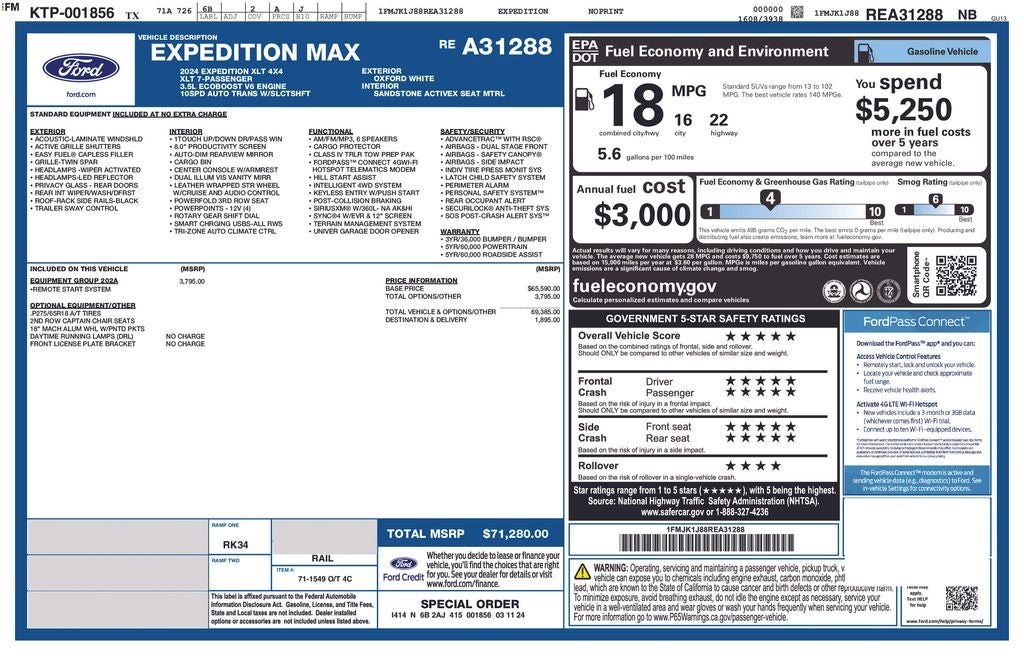 2024 Ford Expedition Max XLT