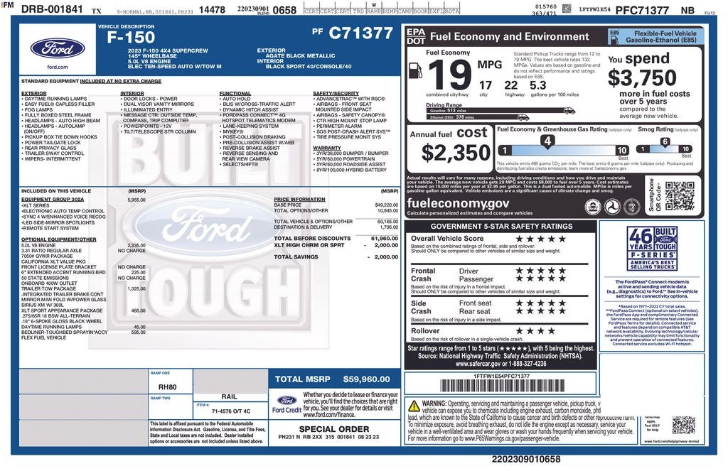2023 Ford F-150 XLT