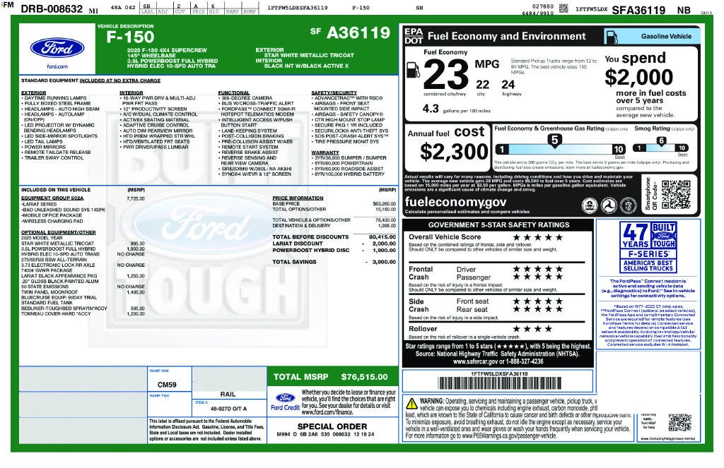 2025 Ford F-150 Lariat