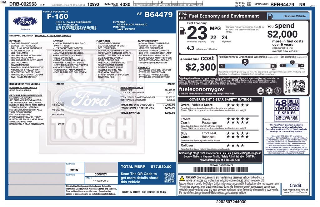2025 Ford F-150 King Ranch