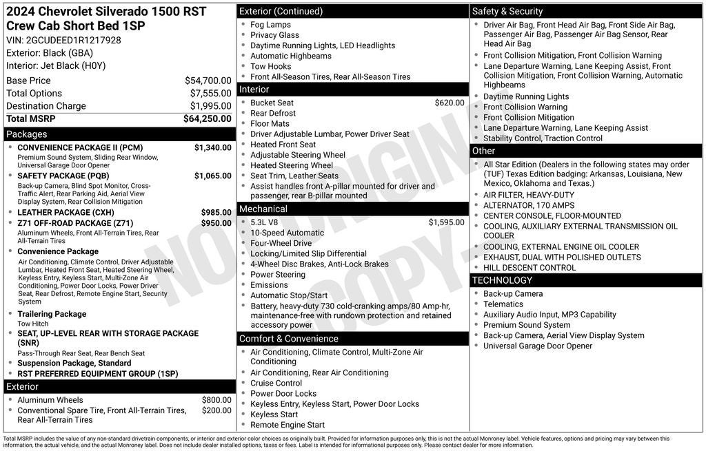 2024 Chevrolet Silverado 1500 RST