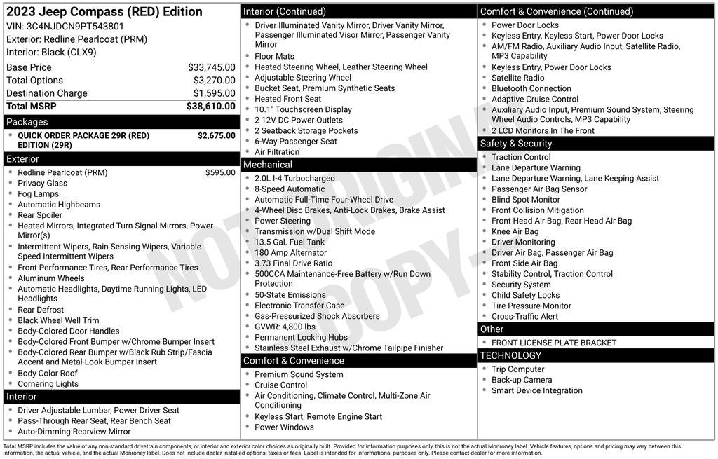 2023 Jeep Compass Limited