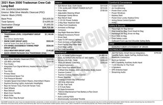 2021 RAM 3500 Tradesman