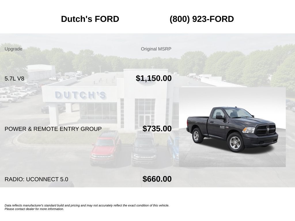 2016 RAM 1500 Tradesman