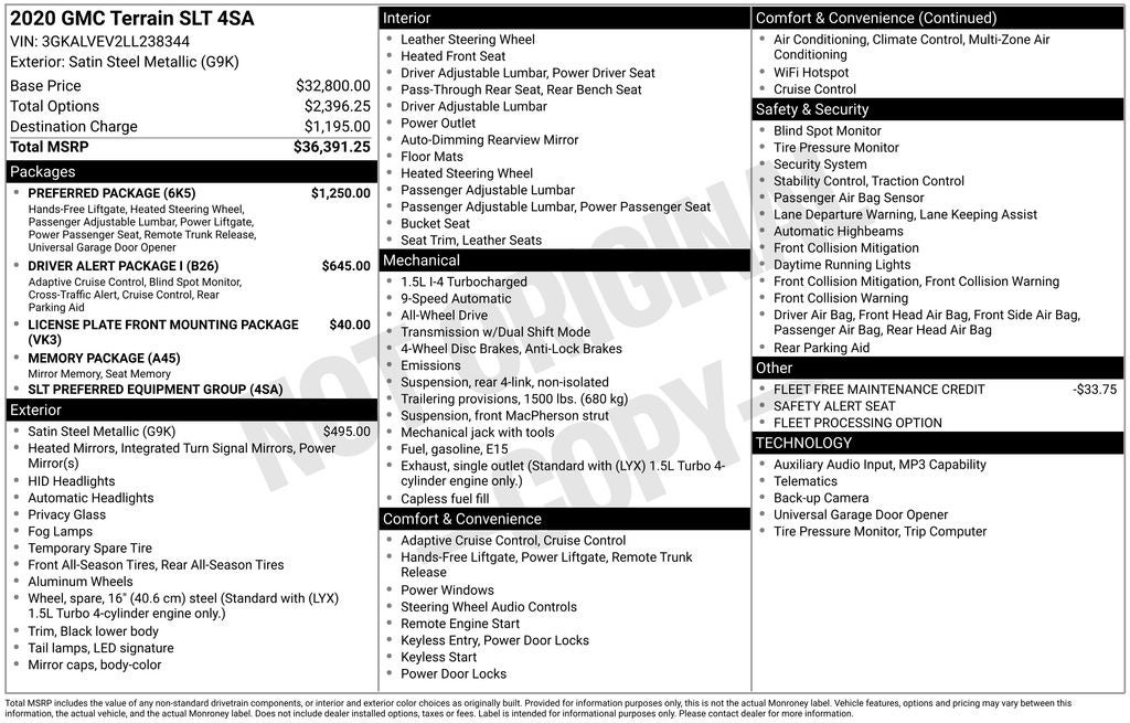 2020 GMC Terrain SLT