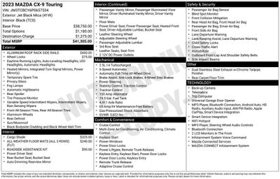 2023 Mazda Mazda CX-9 Touring